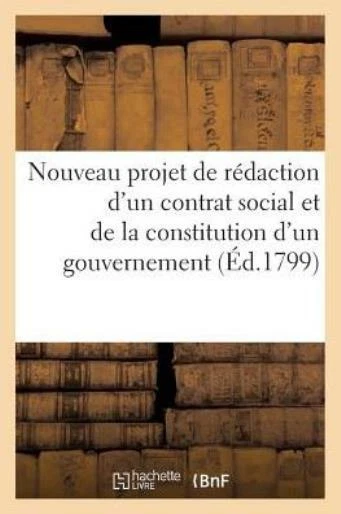 NOUVEAU PROJET DE R Daction D un Contrat Social Et De La Constitution D 