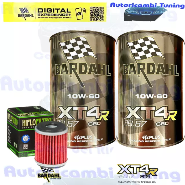 Set Entretien Huile Bardahl XT4R 10W60 Pour Betamotor 125 RR Enduro R LC 4t 2020