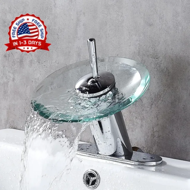 Llave De Agua Para Baños Fregadero Lavabo Lavamanos Baño Con Cascada Moderna New