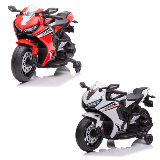 Moto Elettrica per Bambini LT942 Honda CBR 12V con Luci a LED e Suoni