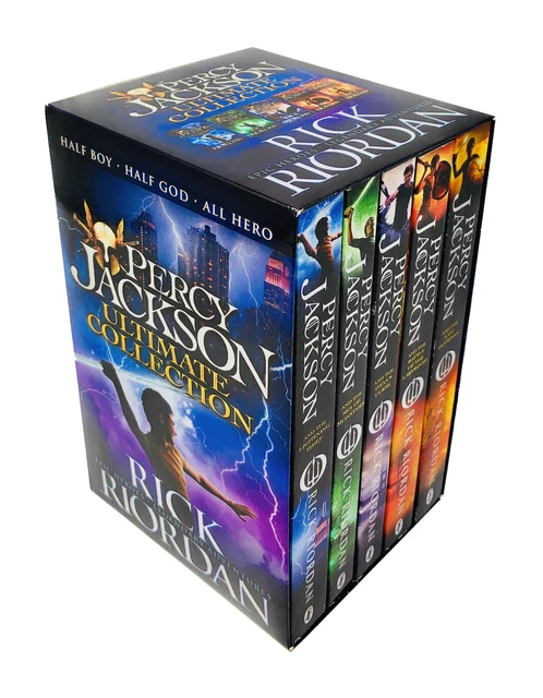 PERCY JACKSON ULTIMATE Collection 5 Books Box Set By Rick Riordan £16. ...