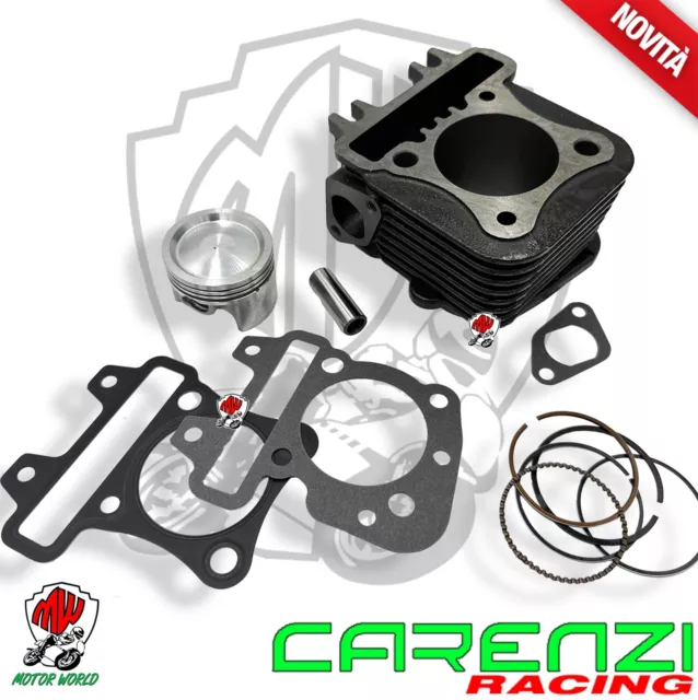 GRUPPO TERMICO CARENZI  MODIFICA CILINDRO PISTONE 80cc Ø49 PIAGGIO LIBERTY 50 4T