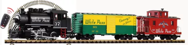 Piko G Scale 38109 White Pass & Yukon Route Freight R/C Starter Set w/Analog Snd