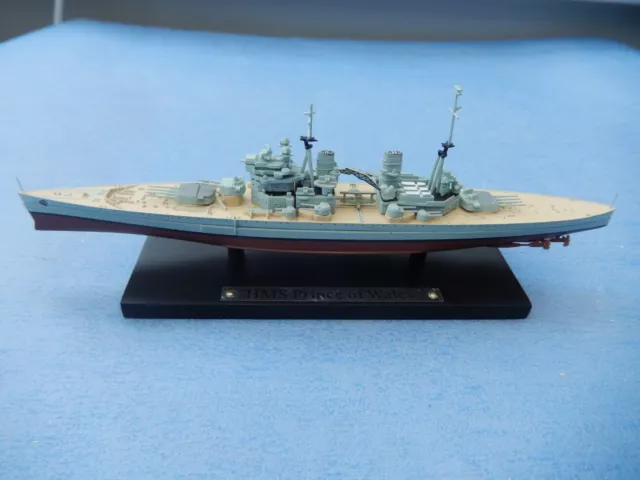 Atlas Editions 1/1250th scale:- HMS PRINCE OF WALES.