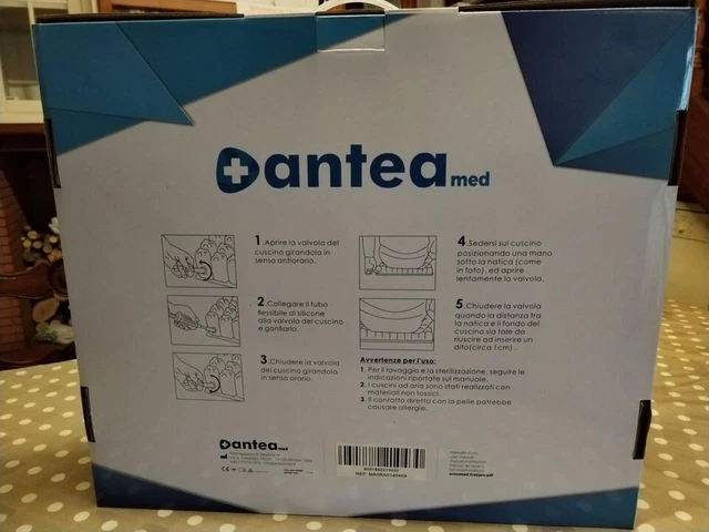 cuscino antidecubito per sedia e poltrona con pompa di gonfiaggio