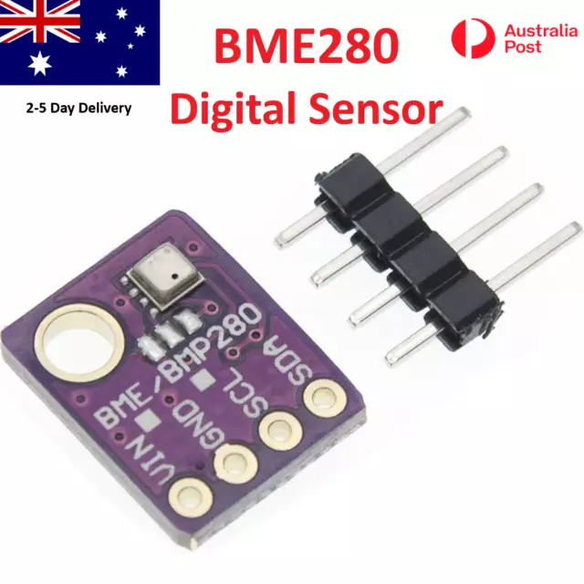 BME280 5V Digital Sensor Temperature, Humidity and Barometric Pressure Module AU