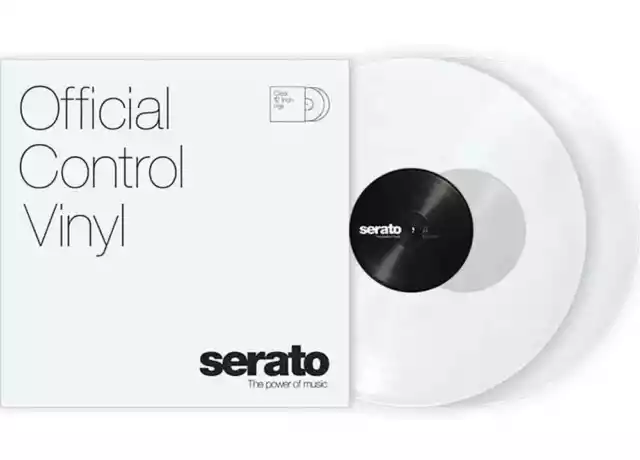 Serato Control Vinyl 2x12" Clear Glass - 2x Controlvinyl Scratch Live Serato DJ