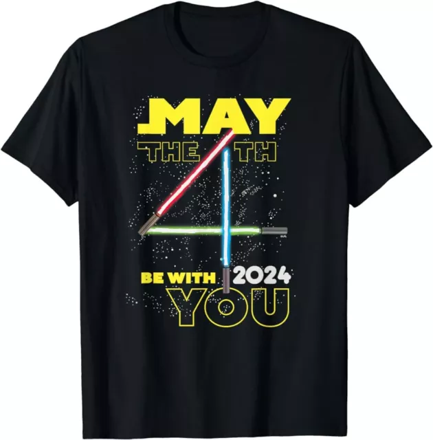 Star Wars May the 4th Be With You 2024 Lightsabers T-Shirt