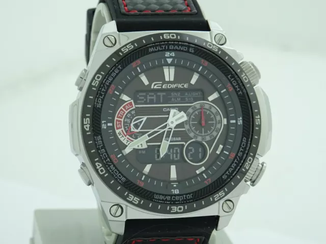 CASIO EDIFICE MENS solar waveceptor watch ECW M300E 120.00 PicClick UK