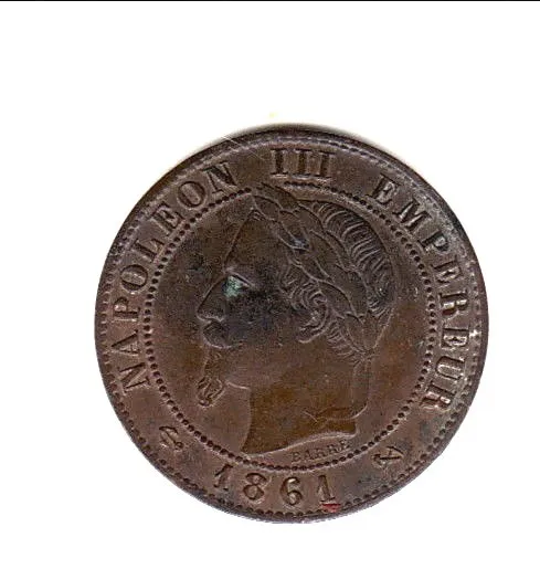 Napoleon Iii Tete Lauree  1 Centimes 1861 K = Bordeaux
