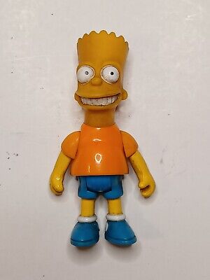 VINTAGE THE SIMPSONS Bart Simpson Action Figure 1990 Mattel Poseable 3. ...