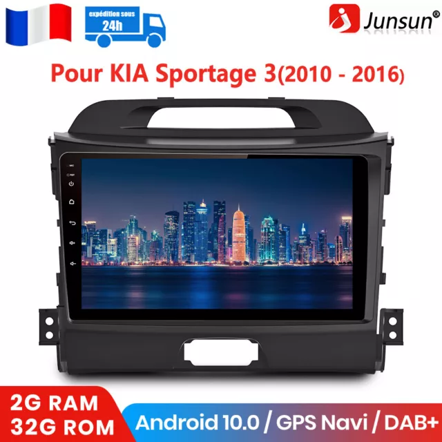 9"Autoradio 2DIN Android stéréo GPS Navi DAB+ WIFI Pour KIA Sportage 3 2010-2016