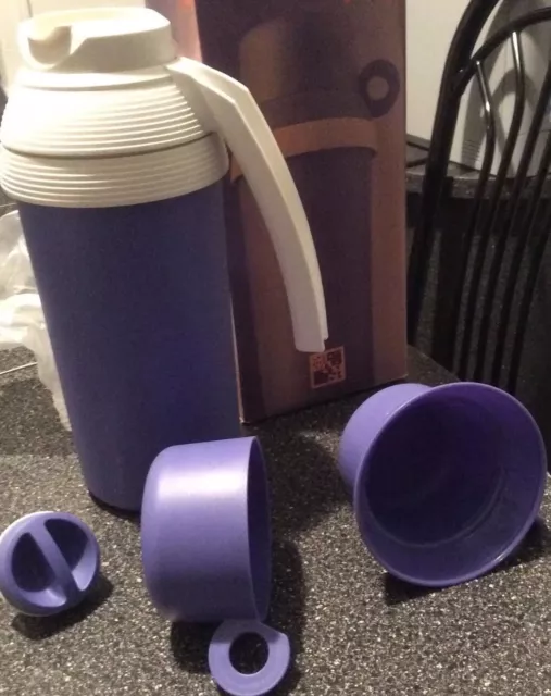 Tupperware RARE Duo Therm Jug Thermos. NEW in Box