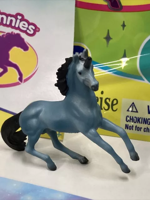 Breyer Mini Whinnies Unicorn Surprise Series 2 Lapis Blue New w/ Package
