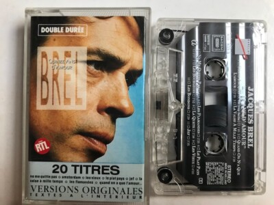 Brel ‎– Quinze Ans D'Amour K7 CASSETTE Barclay ‎– 816 833-4 