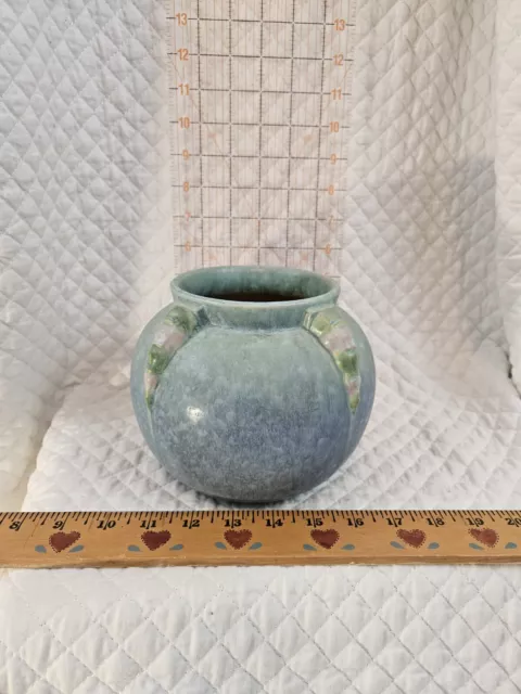 ROSEVILLE Pottery Carnelian II, Glaze Vase, Shape Green Blue