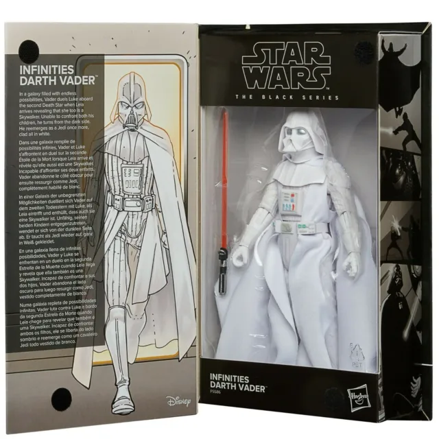 Star Wars The Black Series Infinities 6" Figure Book Cover - Darth Vader White