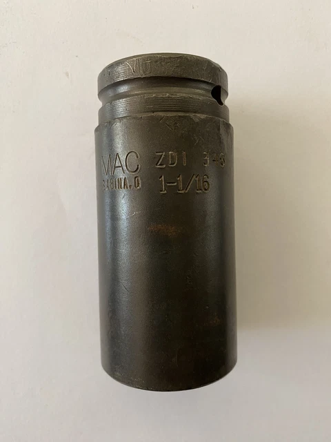 MAC Tools ZDI346 Deep Well Impact 1-1/16 in. Socket 3/4 Drive 6 Point SAE USA