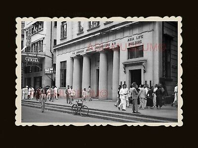 40's Asia Life building Queen's Road Central Vintage Hong Kong Photo 香港旧照片 #1983