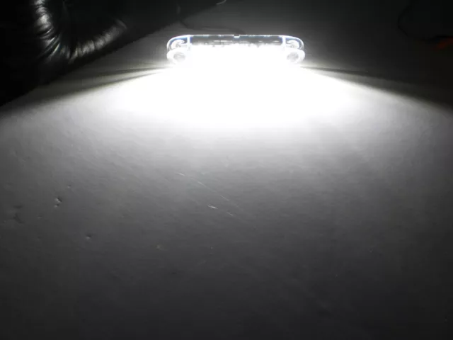 6" Panneau de terre blanc DEL lumière de travail hors route remorque Jeep États-Unis 3