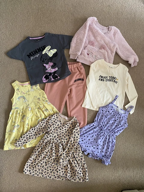 Pacchetto abbigliamento ragazza, età 3, usato, M&S, SHEIN & noce moscata.