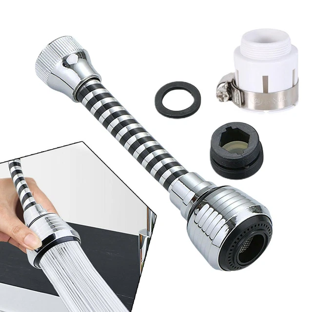 Grifo Productos para el Hogar 15,5 cm 360° Accesorio Flexible Extensor Cocina