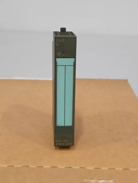 PLC SIEMENS S7 ET200S 6ES7135-4FB00-0AB0, modulo uscite analogiche.