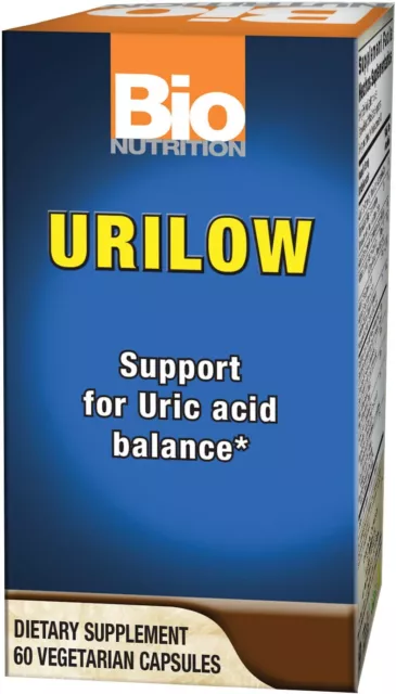 Bio Nutrition URILOW, Support For Uric Acid Balance 60 count Vegeterian Capsule Bio Nutrition URILOW, Support For Uric Acid Balance 60 count Vegeterian Capsule