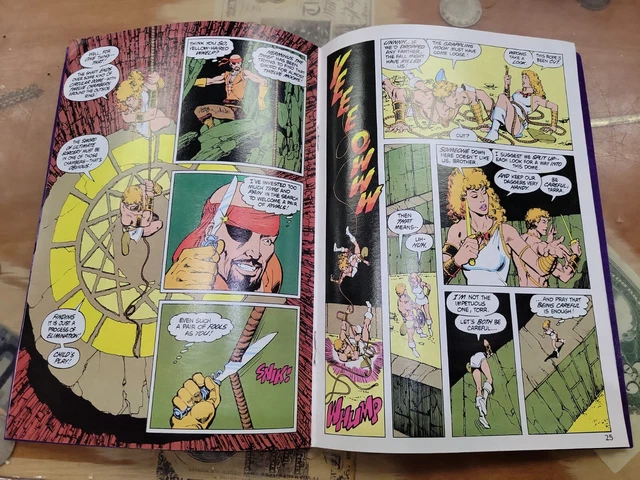 Swordquest 1 Mini Comic Book DC Comics Fantasy Atari Earthworld Used 1982 3