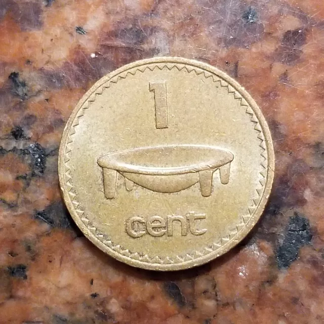 1976 Fiji 1 Cent Coin - #B2296