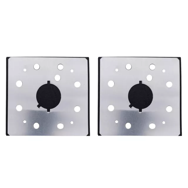 2PCS 1/4" Square 10 Holes Sander Disc and Backing Plate For Dewalt DW411 BD5000