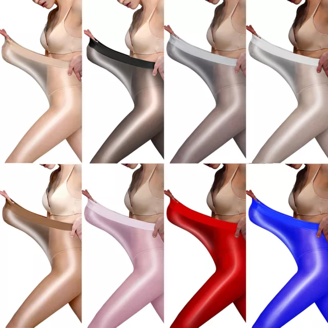 Women Sexy Plus Size 70D Elastic Shiny Glossy Pantyhose Stockings Nylon  Tights