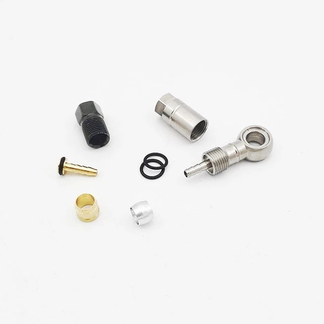 Lot De 10 Connecteurs Olive Pour Frein Hydraulique Vélo - Compatible Tuyau BH59 - Or
