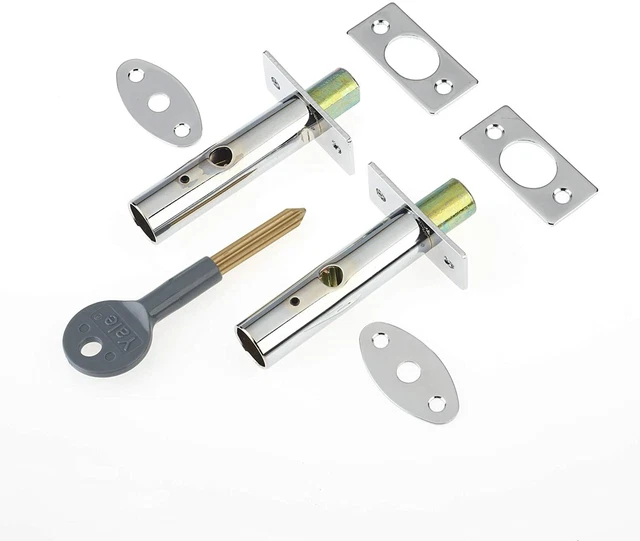 Yale Tür Sicherheitsbolzen Messing x 50 (Handelspaket) - B-M444-50-PL - Brandneu