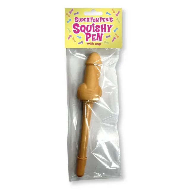 Super Fun Penis Squishy Pen - gag gift - bachelor / bachelorette party