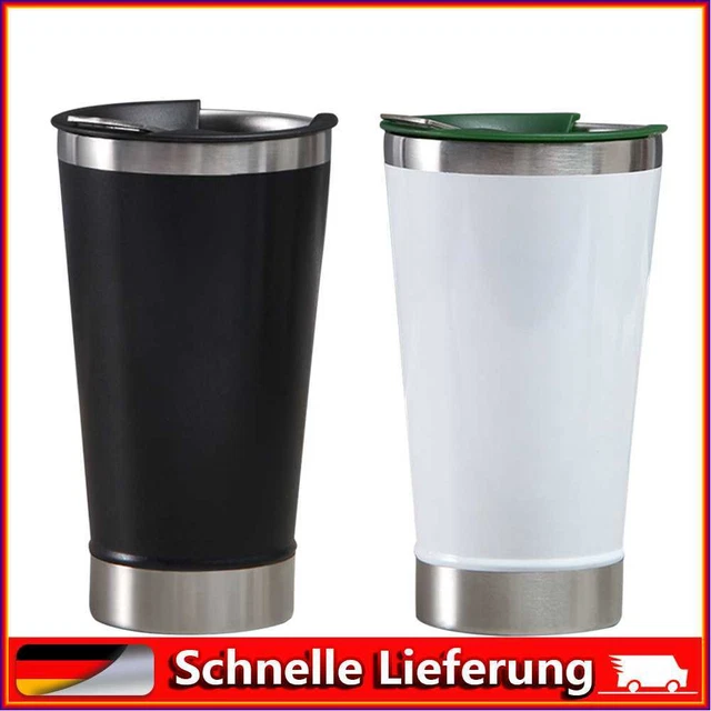 Double-layer Thermal Mug Vacuum Insulated Leakproof with Lid for Travel Drinking