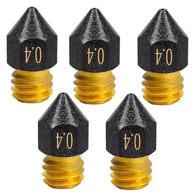 24pcs MK8 Bico 0.2/0.4/0.5/0.6/0.8/1.0mm 3D Peça Da Impressora