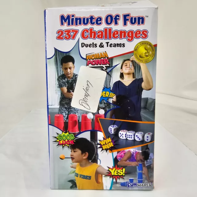 Funwares Minute of Fun Party Game - Minute to Win It Challenges for Duels