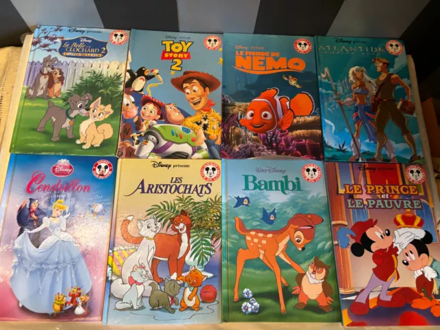 Disney / Mickey Club du livre / lot de 9 livres