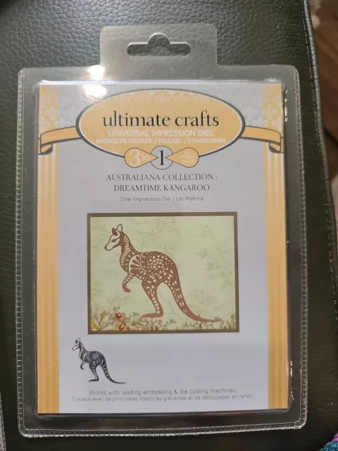 ULTIMATE CRAFTS 'AUSTRALIANA DIE Aussie/Australia/Animals/Aboriginal KANGAROO