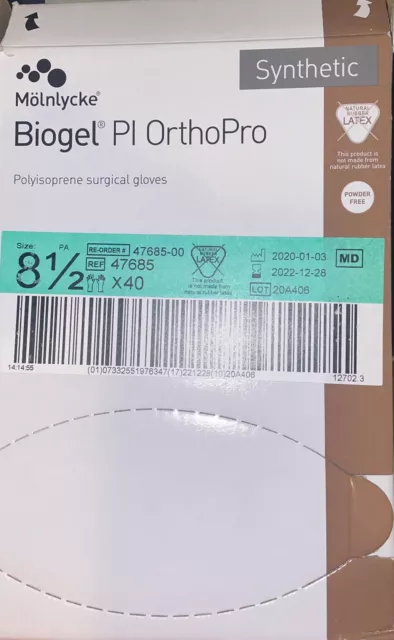 MÖLNLCYKE 30470   BIOGEL Surgeons SIZE 7 -50 PAIRS