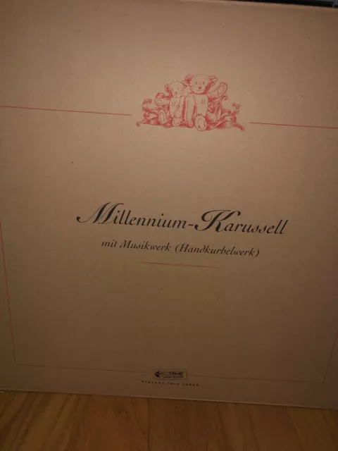 Steiff  Millennium Carousel W/ Music Box Collectors Starter Set Limited Edition 3