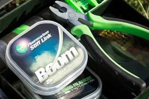 Korda NEW Boom Fluorocarbon Stiff Link/Krimp Tool/Carp Fishing Hooklink Items