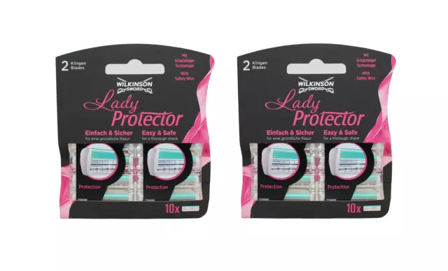 20x Wilkinson Sword Lady Protector Rasierklingen EAN4027800113903