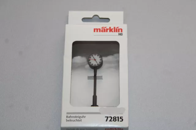 Märklin 72815 Reloj de Plataforma Iluminado Escala H0 Emb.orig