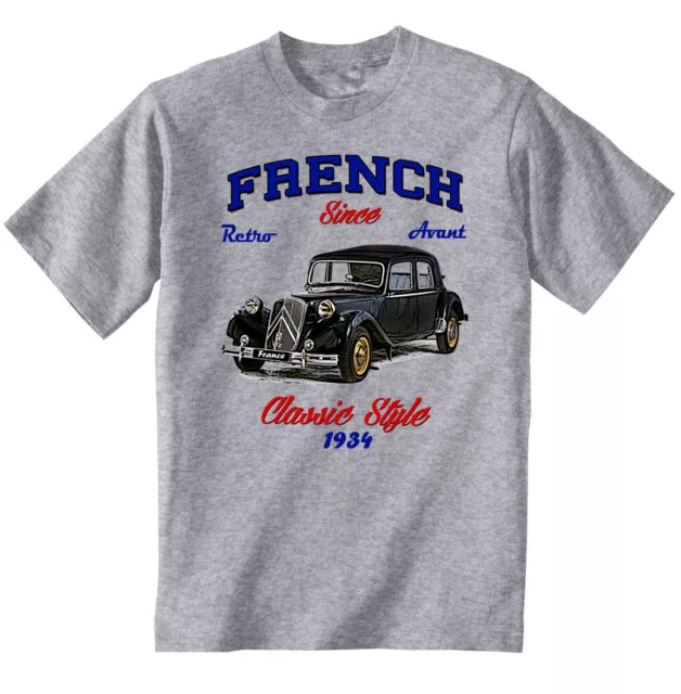 Vintage French Car Traction Avant 1 - New Cotton T-Shirt