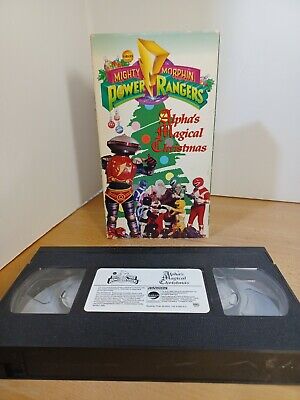 MIGHTY MORPHIN POWER Rangers: Alpha's Magical Christmas (VHS, 1994) £8. ...