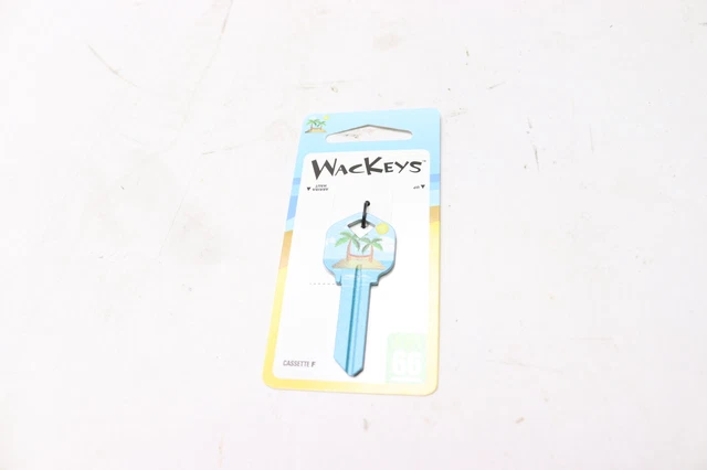 (3-Pk) Hillman Wackeys House/Entry Key Blank #66 Brass Multicolored 88997