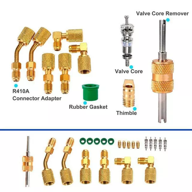 Professionelle Qualität R410A Vakuum Port Adapter Set für HLK Mini Split Syste