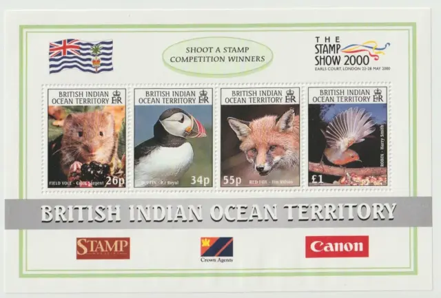 2000 British Indian Ocean Territory Stamp Show Mini Sheet